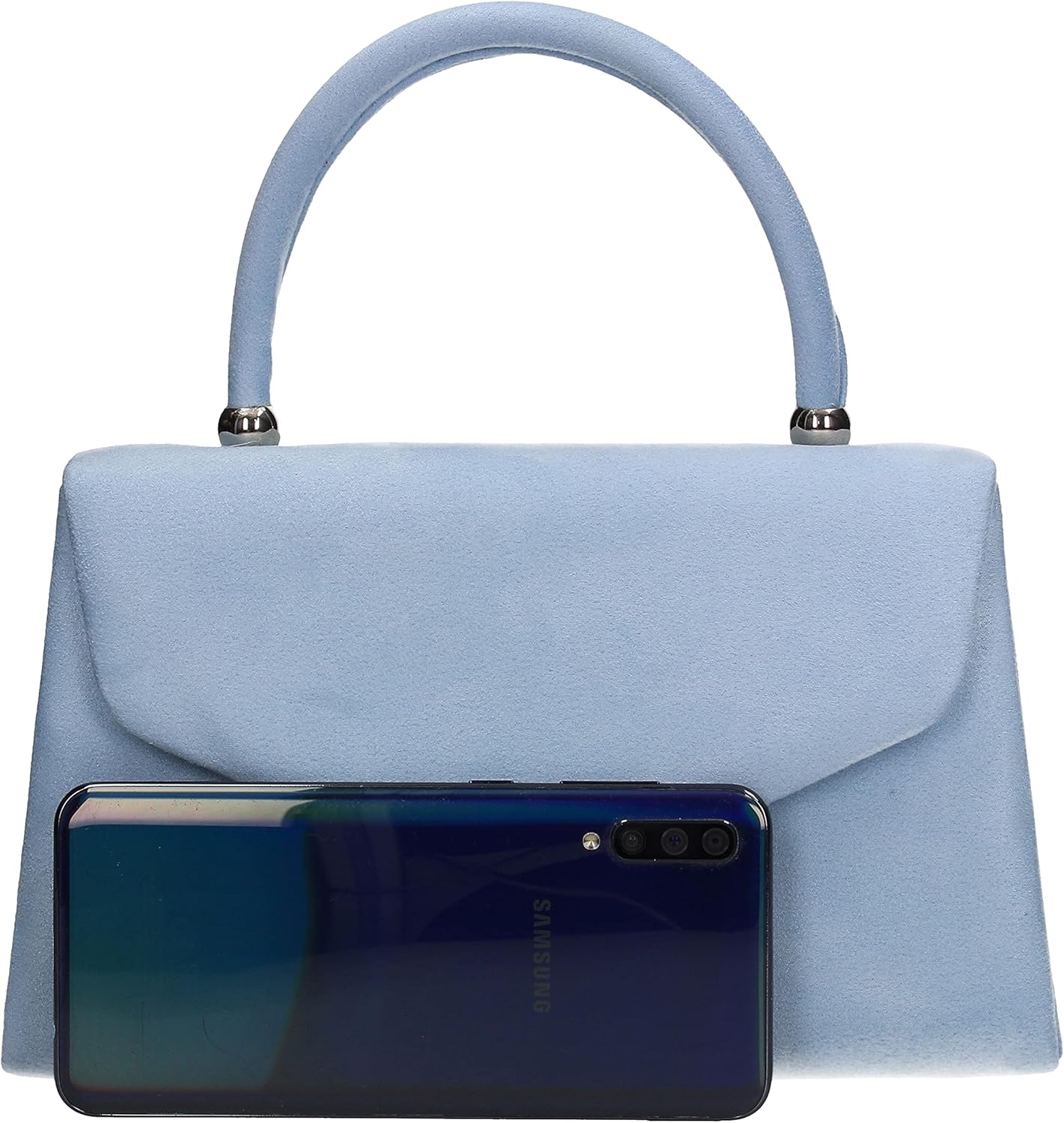 Kendall Suede Evening Clutch